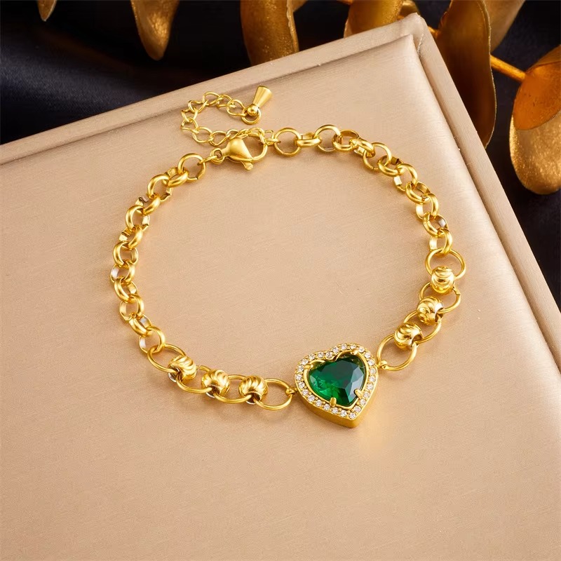 Picture of Stylish and Simple Retro Advanced Sense Diamond-Encrusted Bracelet