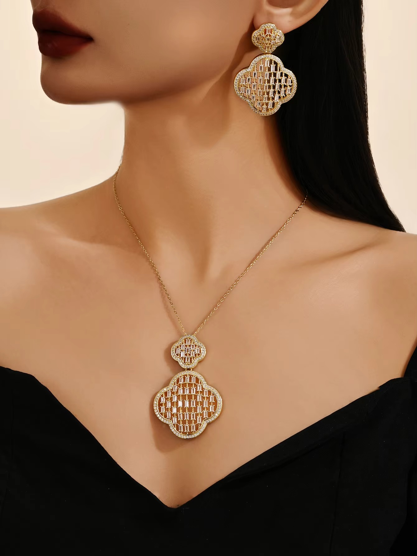 Picture of Religious Style Fine Jewelry Sets Gold Plate