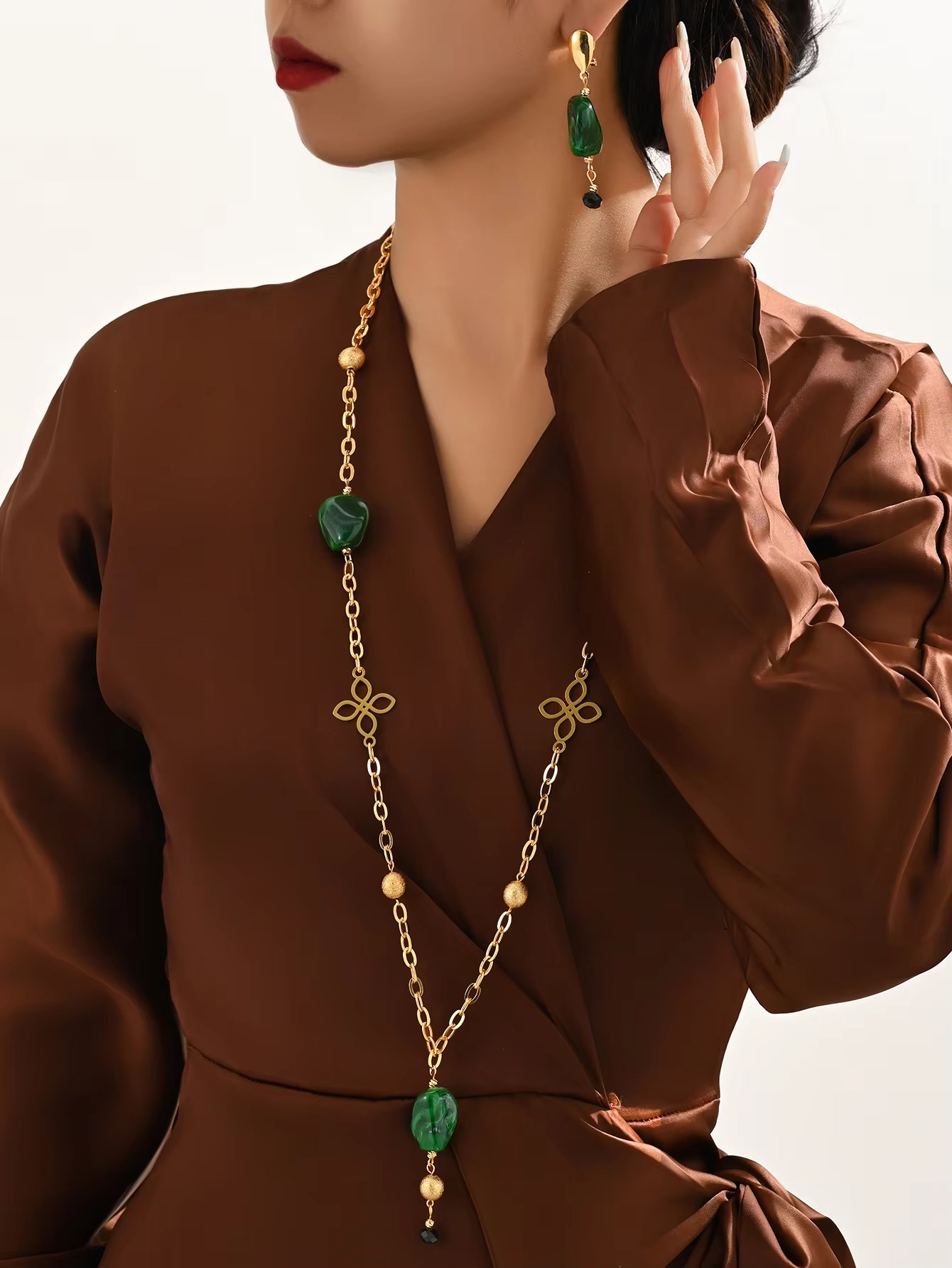 Picture of Dubai Classic Style Copper Wedding Jewelry Set 